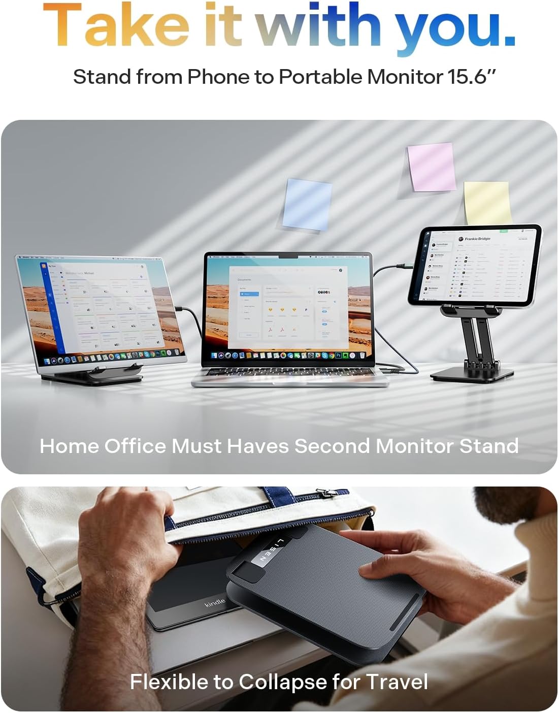 Soporte Premium Ajustable para Tablet – Base Estable, Plegable y Compatible con iPad, Samsung y Más