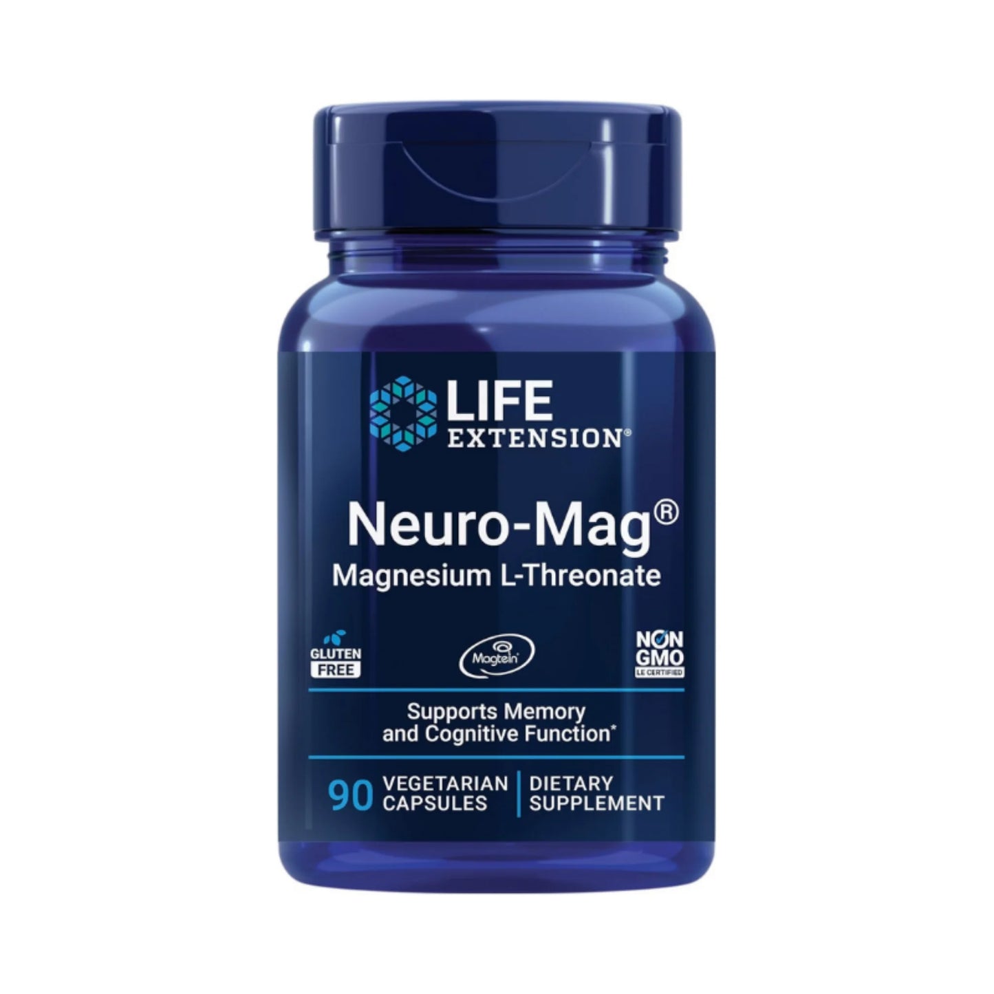 Life Extension Neuro-Mag Treonato de Magnesio - Suplemento para memoria, concentración y salud cerebral | Nuvio Perú
