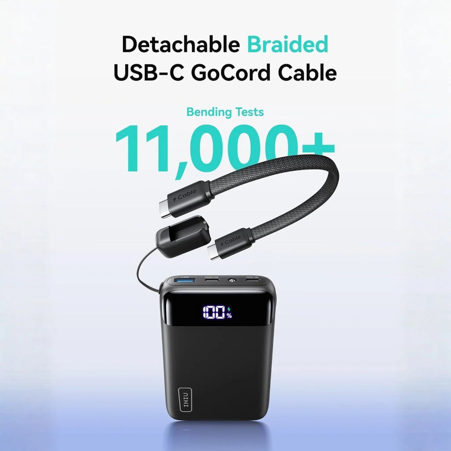 INIU Power Bank 20000mAh Carga Rápida 22.5W