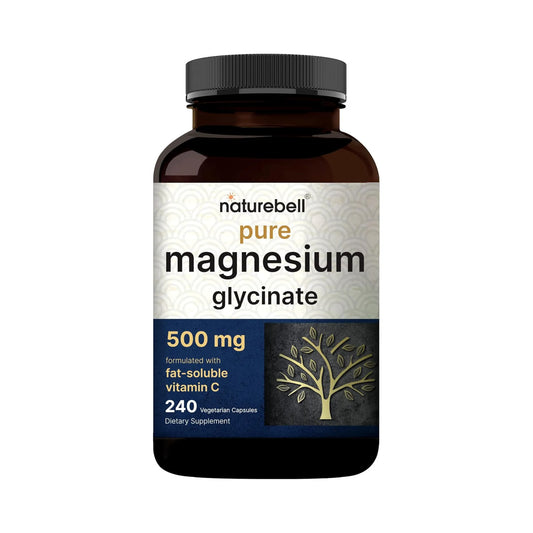 Glicinato de Magnesio 500 mg - Suplemento para sueño, relajación y calambres | Nuvio Perú
