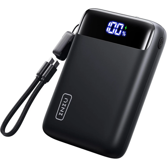 INIU Power Bank 20000 mAh Carga Rápida 22.5W - Batería portátil de alta capacidad | Nuvio Perú
