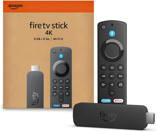 Amazon Fire TV Stick 4K Wi-Fi 6 con búsqueda IA - Streaming en ultra alta definición | Nuvio Perú
