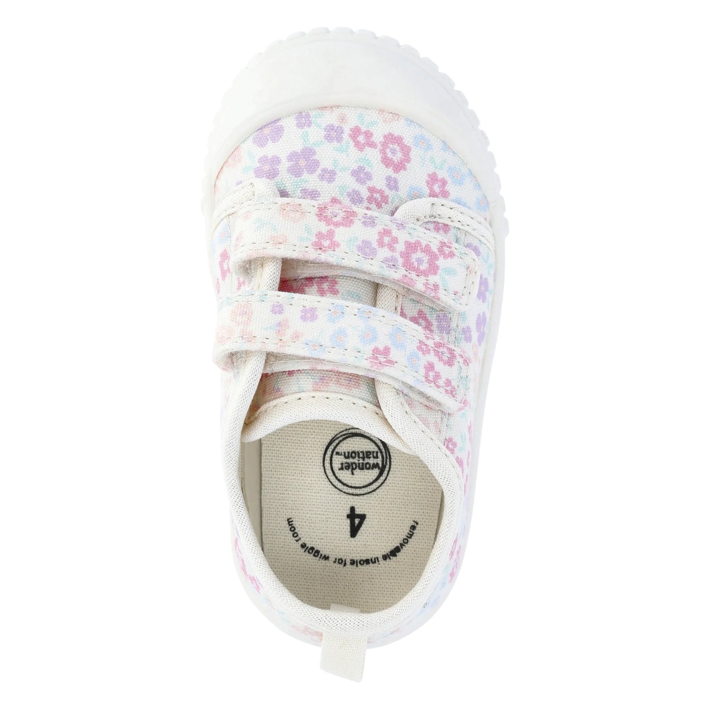 Wonder Nation Tenis para Bebé Niña con Dos Correas y Punta Reforzada - Calzado infantil | Nuvio Perú

