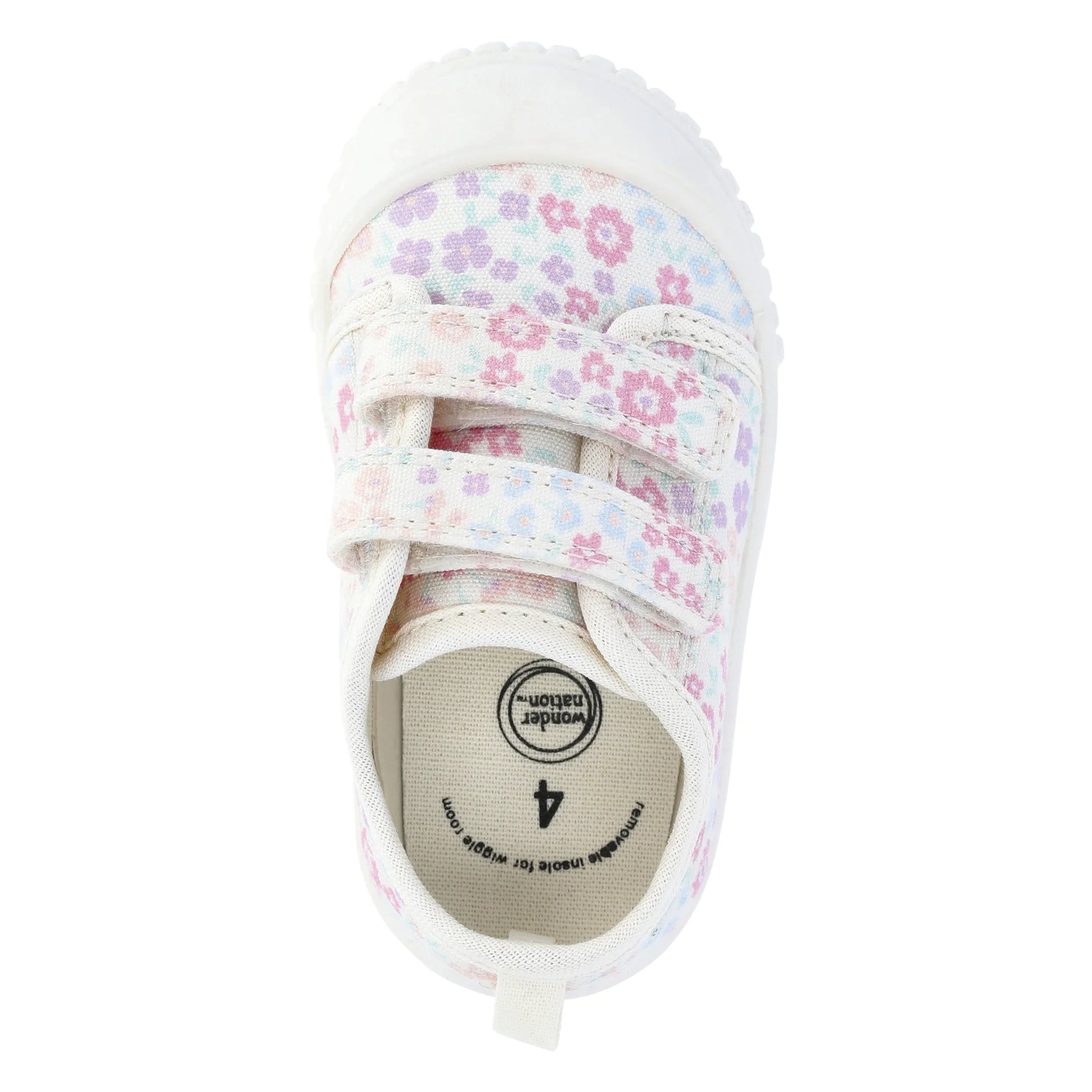 Wonder Nation Tenis para Bebé Niña con Dos Correas y Punta Reforzada - Calzado infantil | Nuvio Perú
