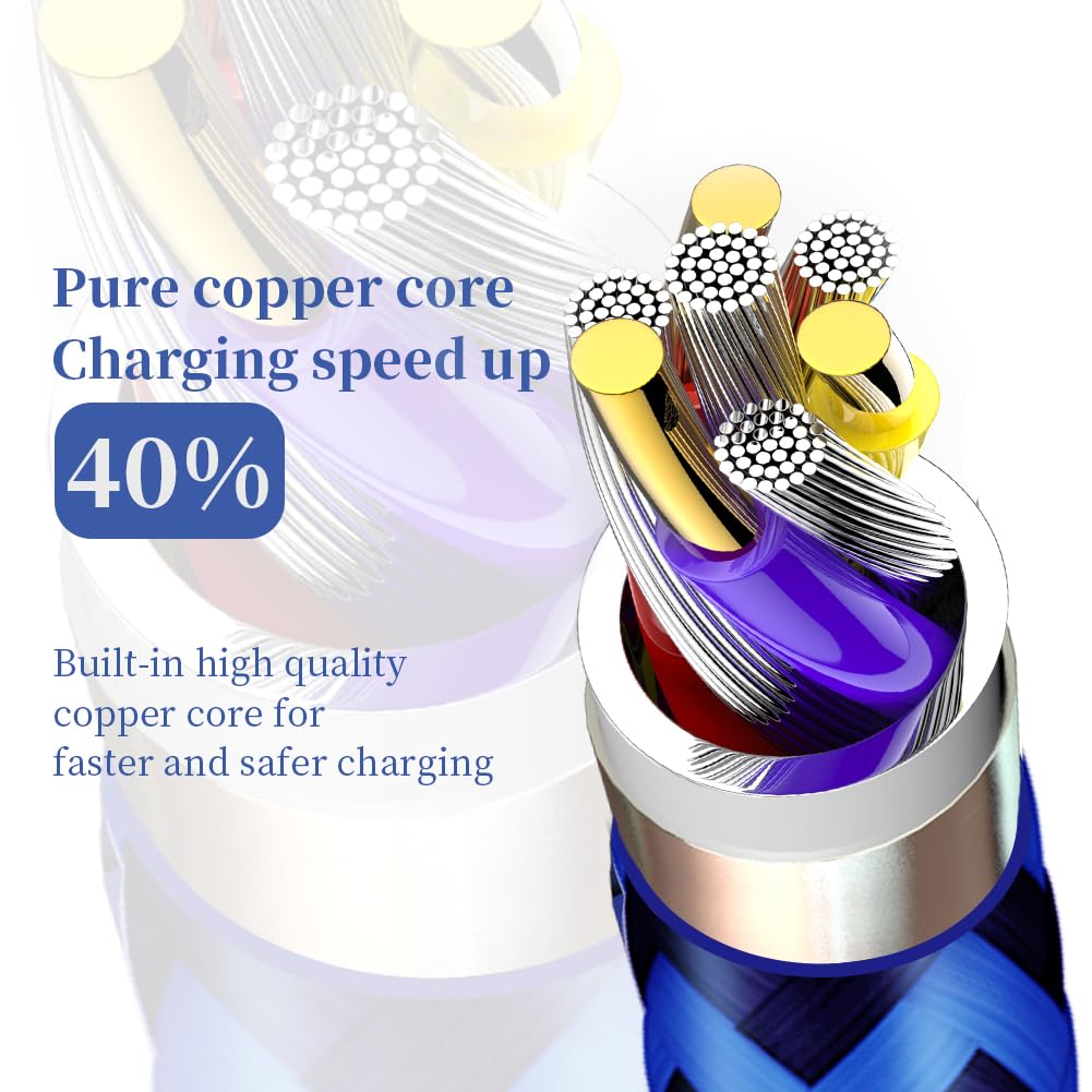 Set 6 Cables Lightning para iPhone – Alta Velocidad y Ultra Duraderos