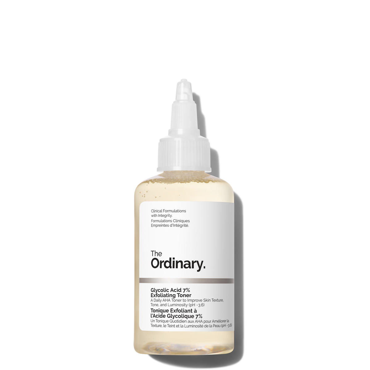 The Ordinary Glycolic Acid 7% Tónico Exfoliante - Para textura, brillo y poros | Nuvio Perú
